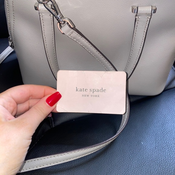 Kate Spade New York Small Satchel in Gray/Cement - Picture 2 of 4